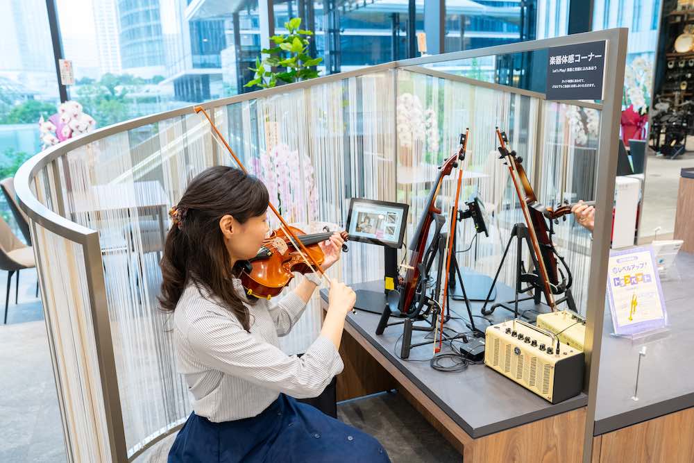楽器体感コーナー