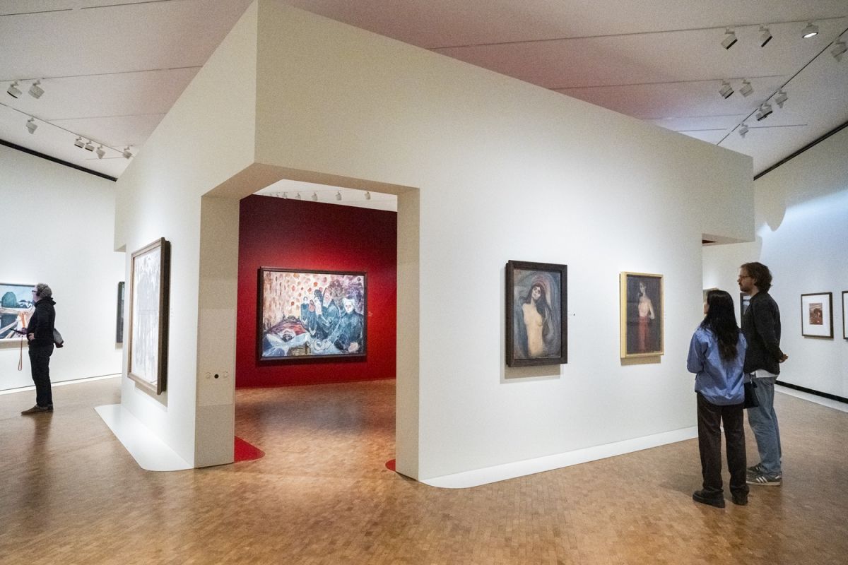 「ムンク」4階の展示フロア