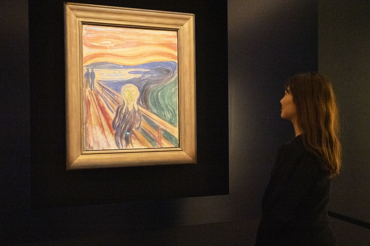 ムンク＜叫び＞と同じノルウェー美術館収蔵画家　Sigurd Eriksen 油絵 それは画家の叫び” 前編-ムンク作『叫び』を鑑賞する- - 私の