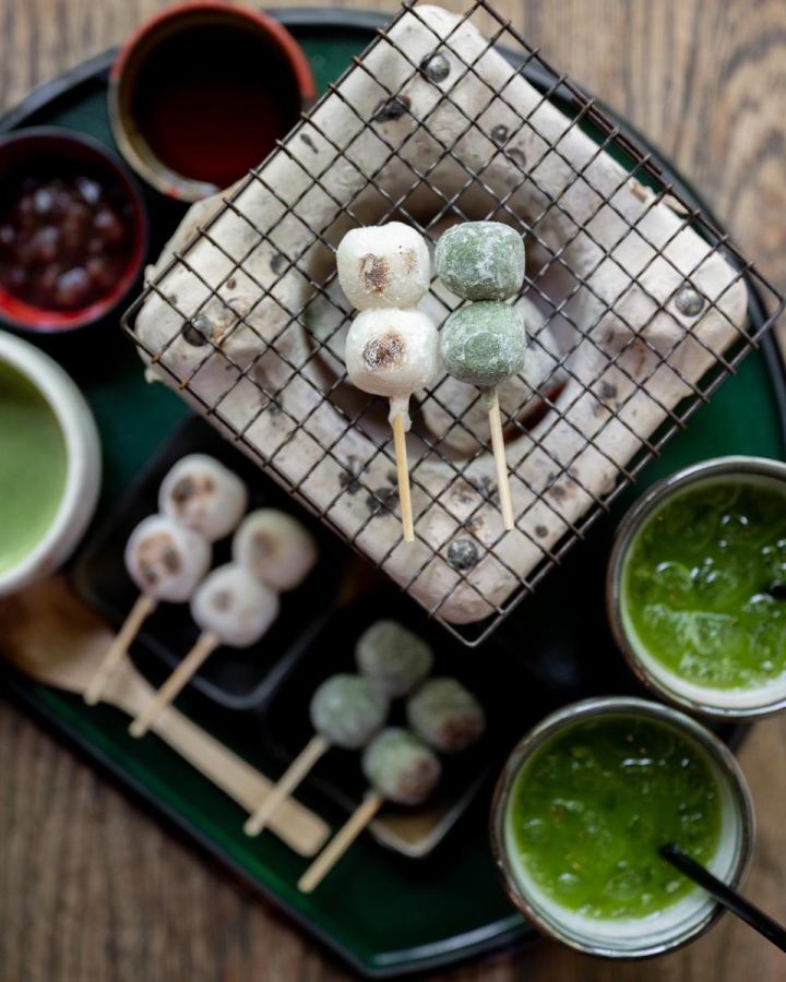 「ほくほく、お団子セット」（抹茶付）　1650円