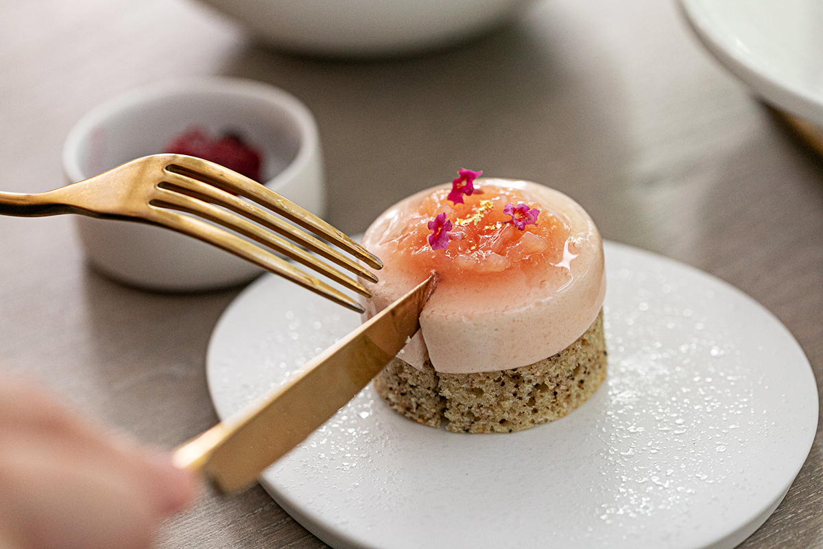 「桃のムース」