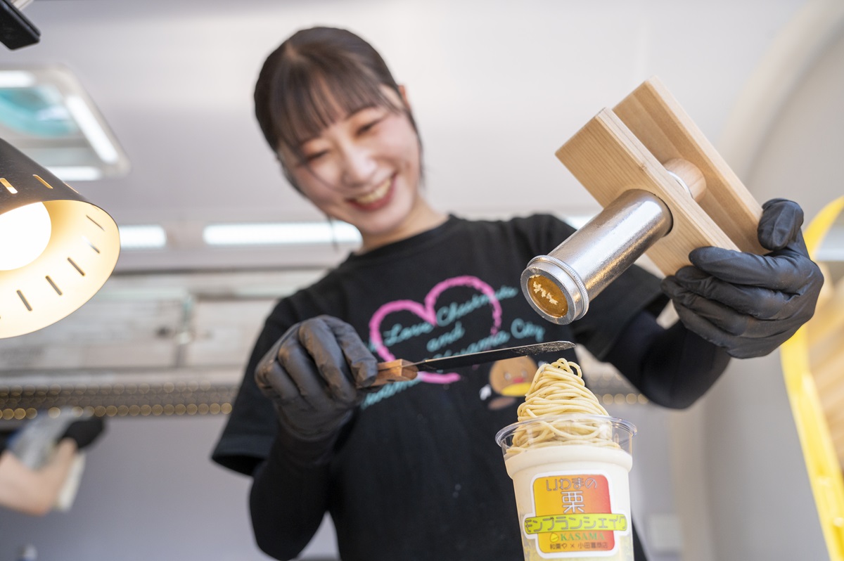 こちらも注文してから絞ってくれる