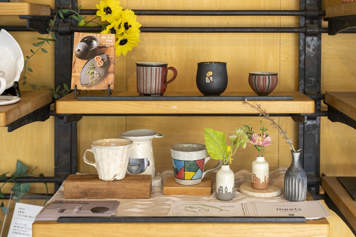 笠間焼の紹介コーナー