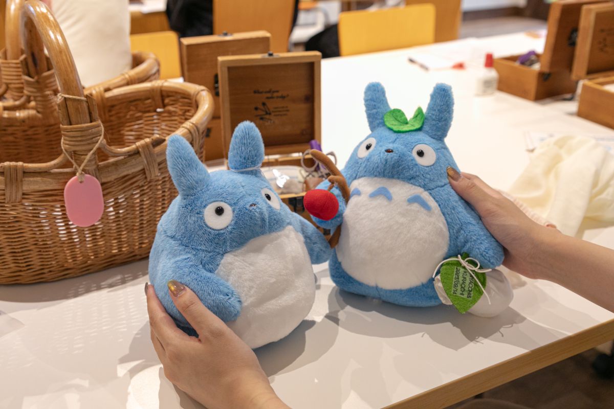 「伊豆テディベア・ミュージアム」トトロぬいぐるみ制作 