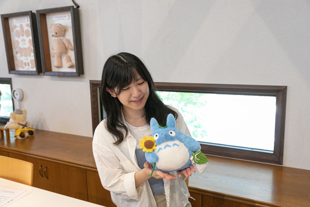 「伊豆テディベア・ミュージアム」トトロぬいぐるみ制作オリジナルトトロの完成