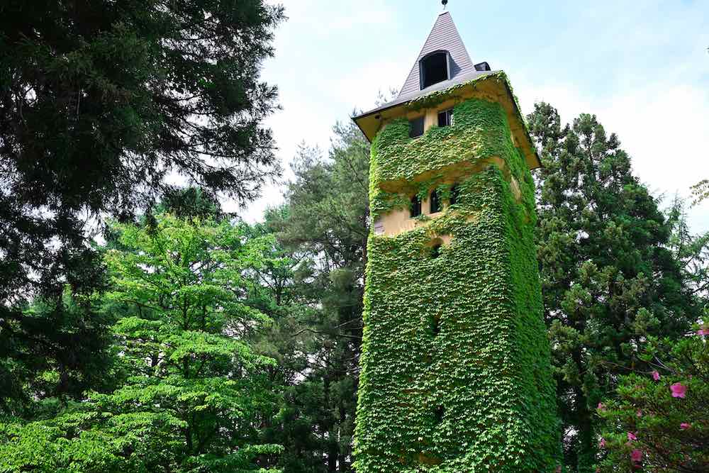 つたが絡まり雰囲気のあるスプリングベル