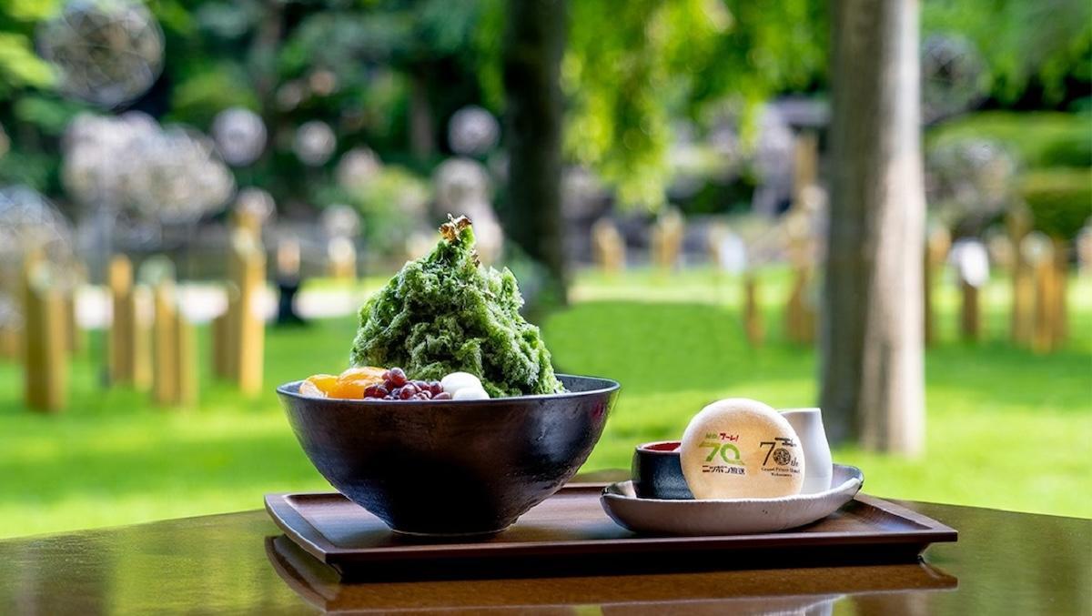 「抹茶かき氷」4200円（サービス料別）