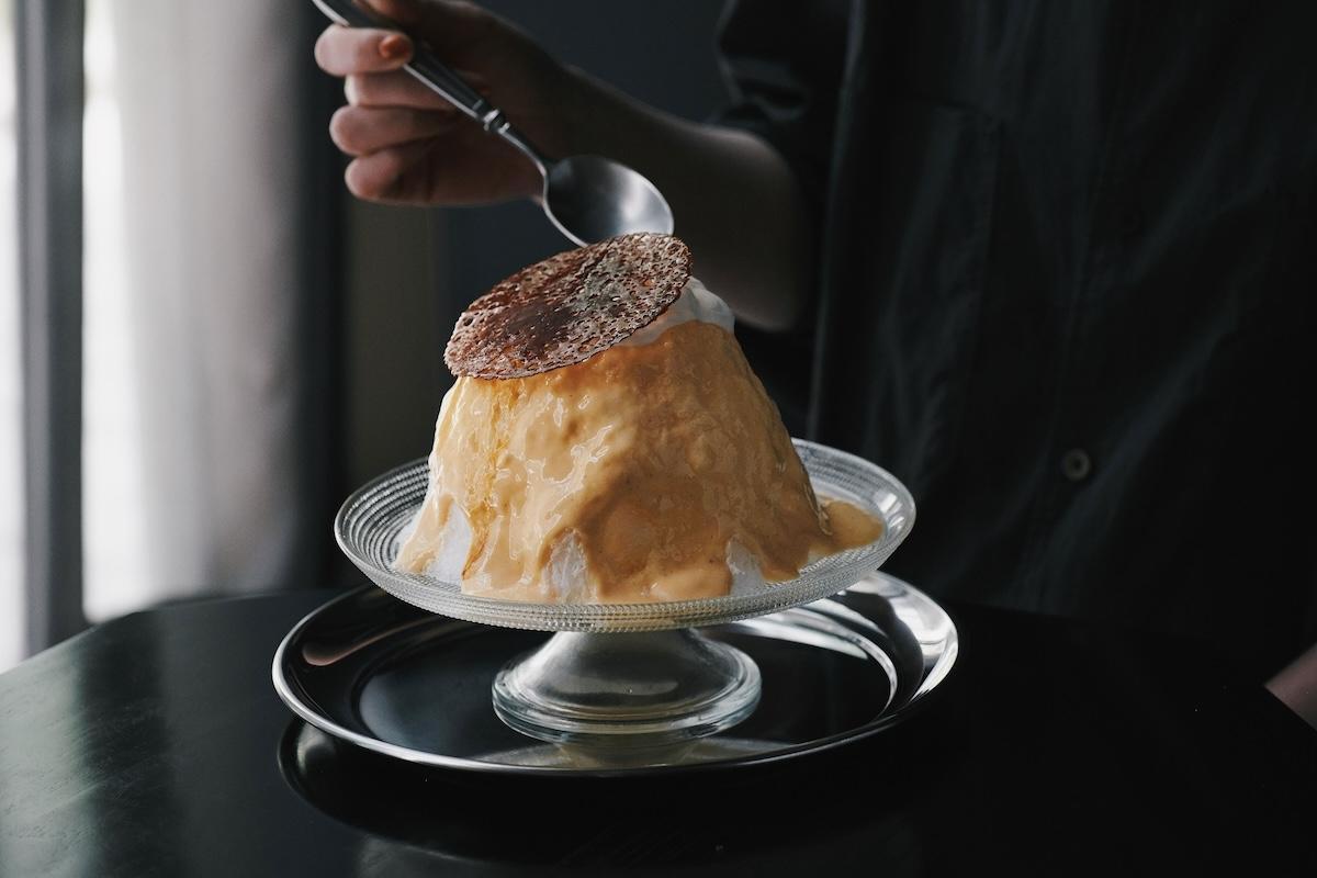 「プリン・ア・ラ・モードの氷」1600円