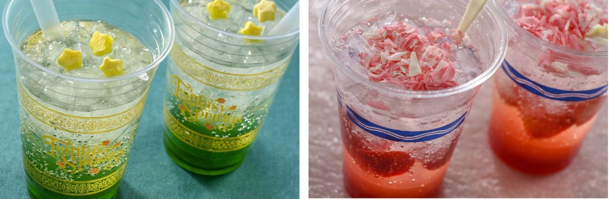 「スパークリングドリンク(グレープ&キウイ)」700円,