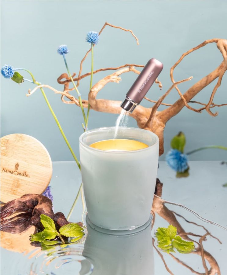 Nama Candle「生キャンドル クリスタルミントシャワー」5800円 