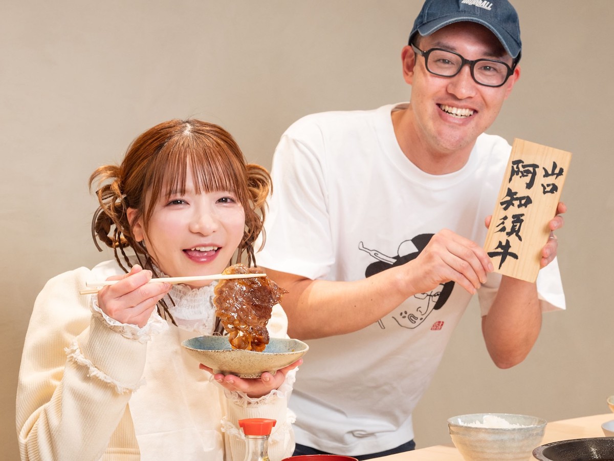 「すき焼き ちかよ 渋谷」店主の藤原佑太さんとパチリ♪