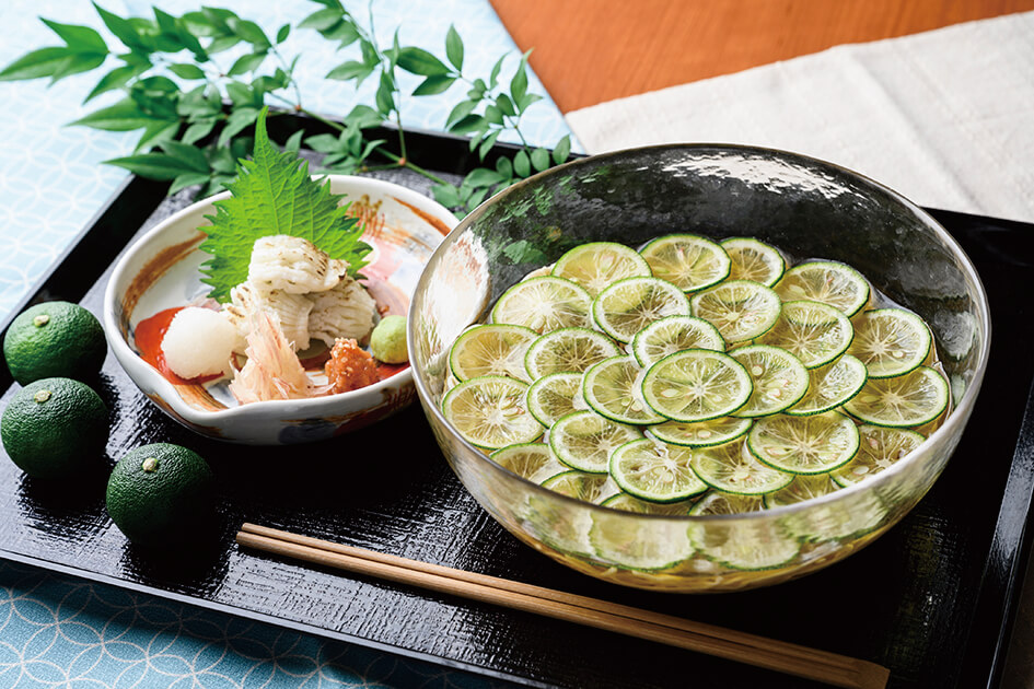 蕎麦割烹　稲田「すだちそば」 1850円　※9月1日（日）まで