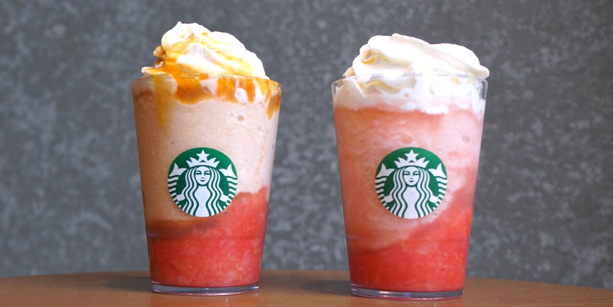 【スタバ新作・実食レポート2024】ほんと…“完熟桃”味！「ラブ & ピーチ フラペチーノ®」が登場。おすすめ無料カスタマイズも紹介