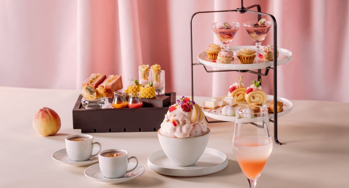 【東京ベイ潮見プリンスホテル】ふわふわかき氷が楽しめる！「ピーチアフタヌーンティー」が2024年8月1日より開催