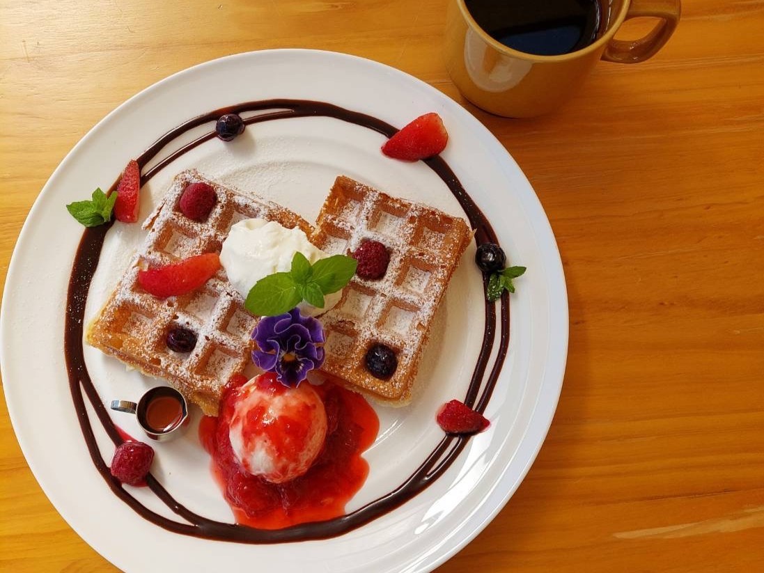 「季節のワッフル」／©︎PARCOGIOCHI