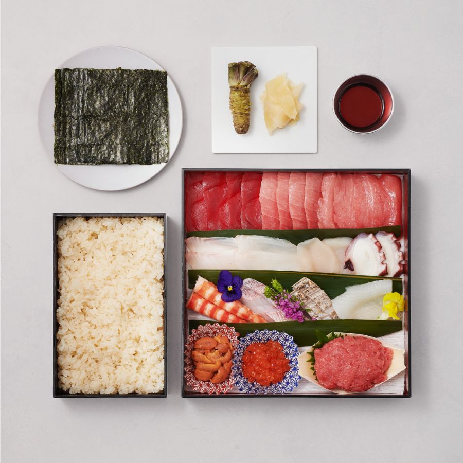 麻布台 やま幸鮮魚店「麻布台やまゆき手巻き鮨セット(2名様分)」麻布台やまゆき手巻き鮨セット(2名様分)」11880円　※クール便による配送可