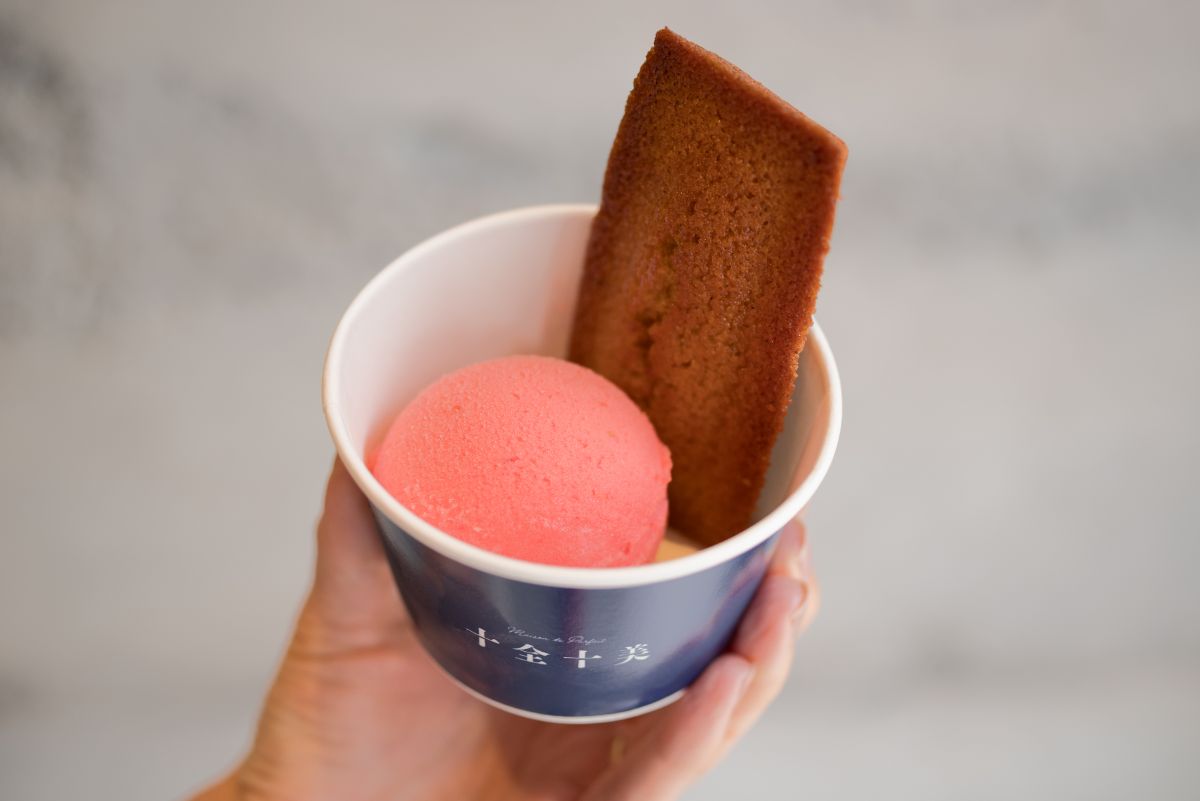 「焼きたてフィナンシェ・アラモード」600円