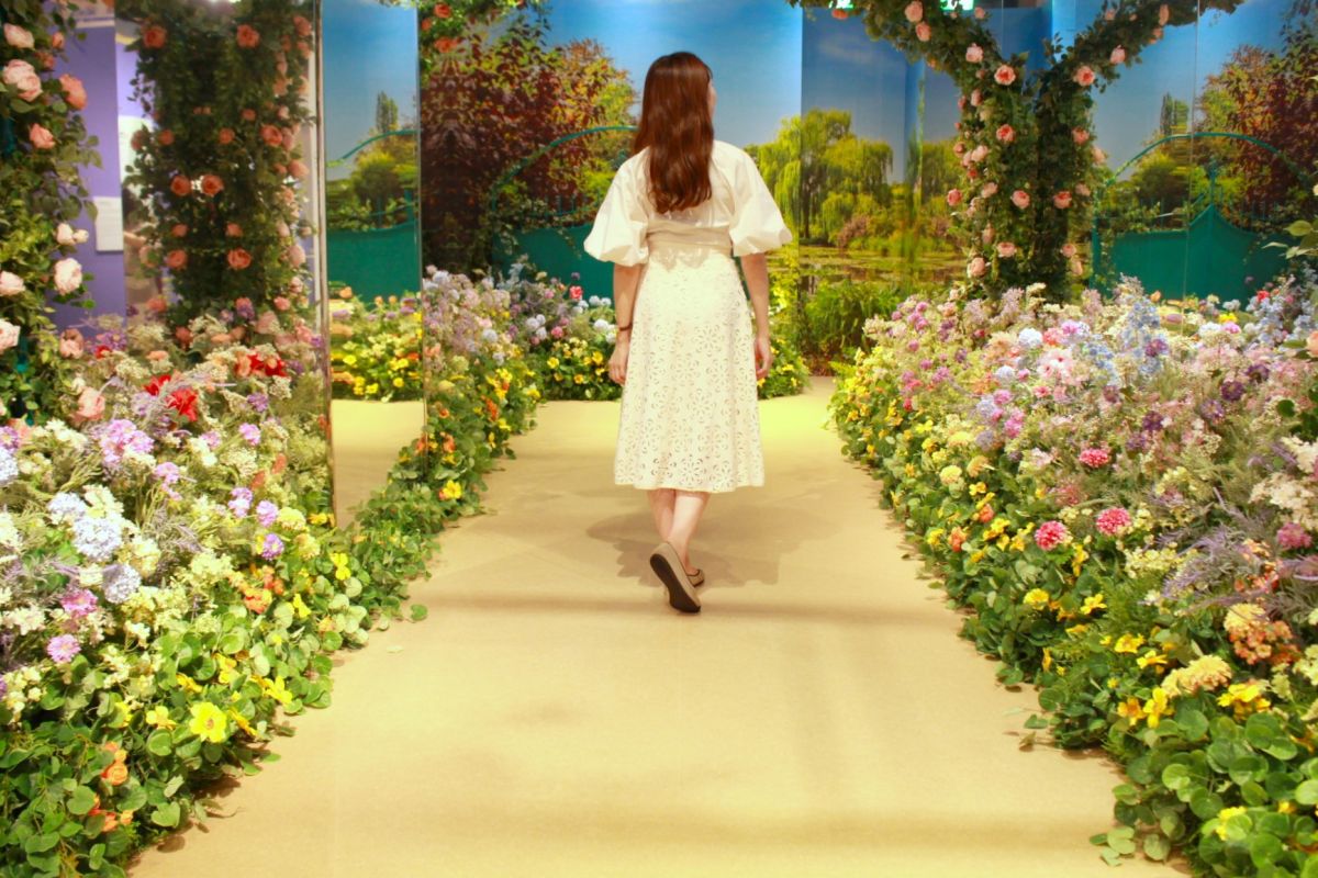 フランス・ジヴェルニーにある「モネの庭園」をイメージしたフォトロケーション