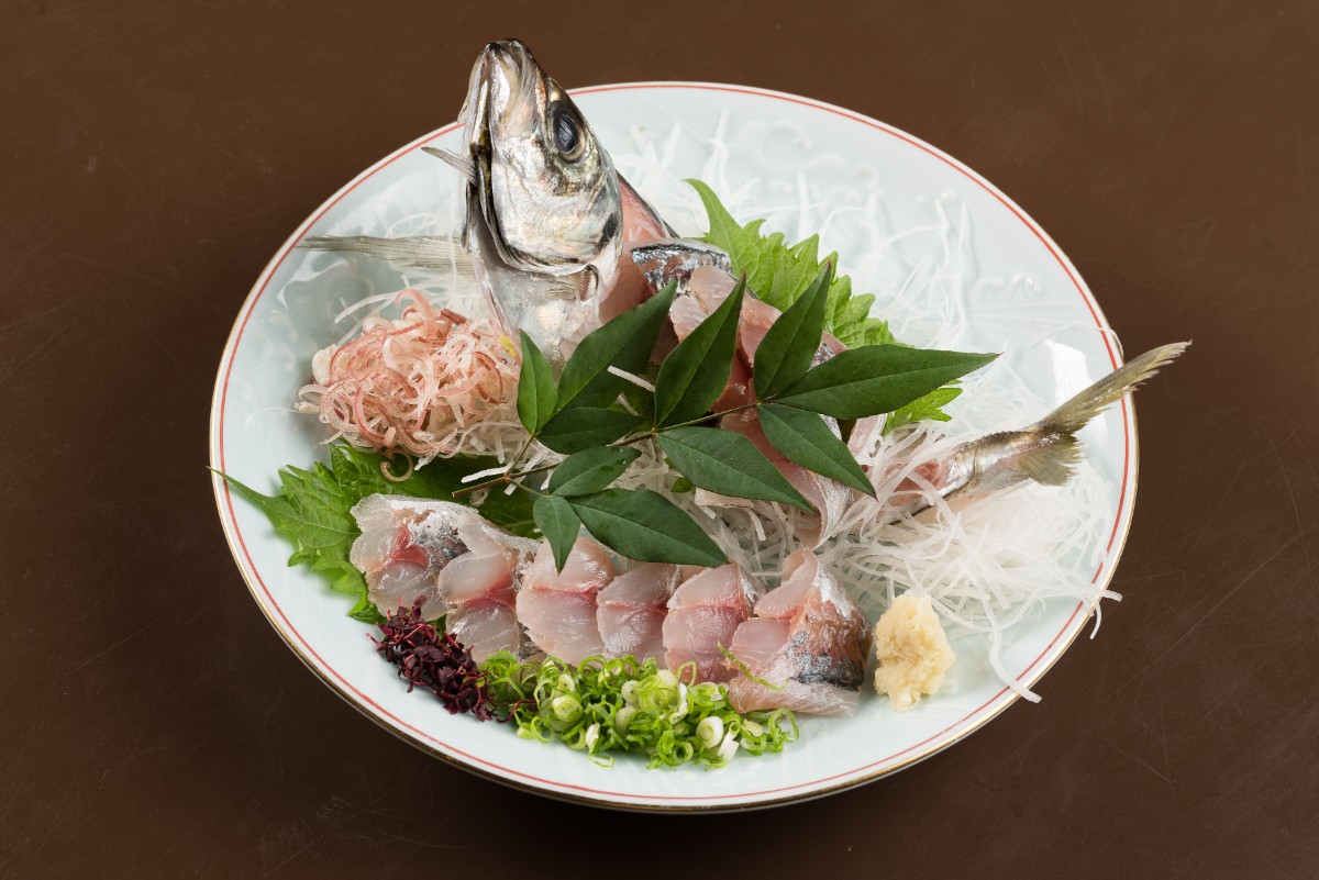 「倉沢のアジ 刺身」時価