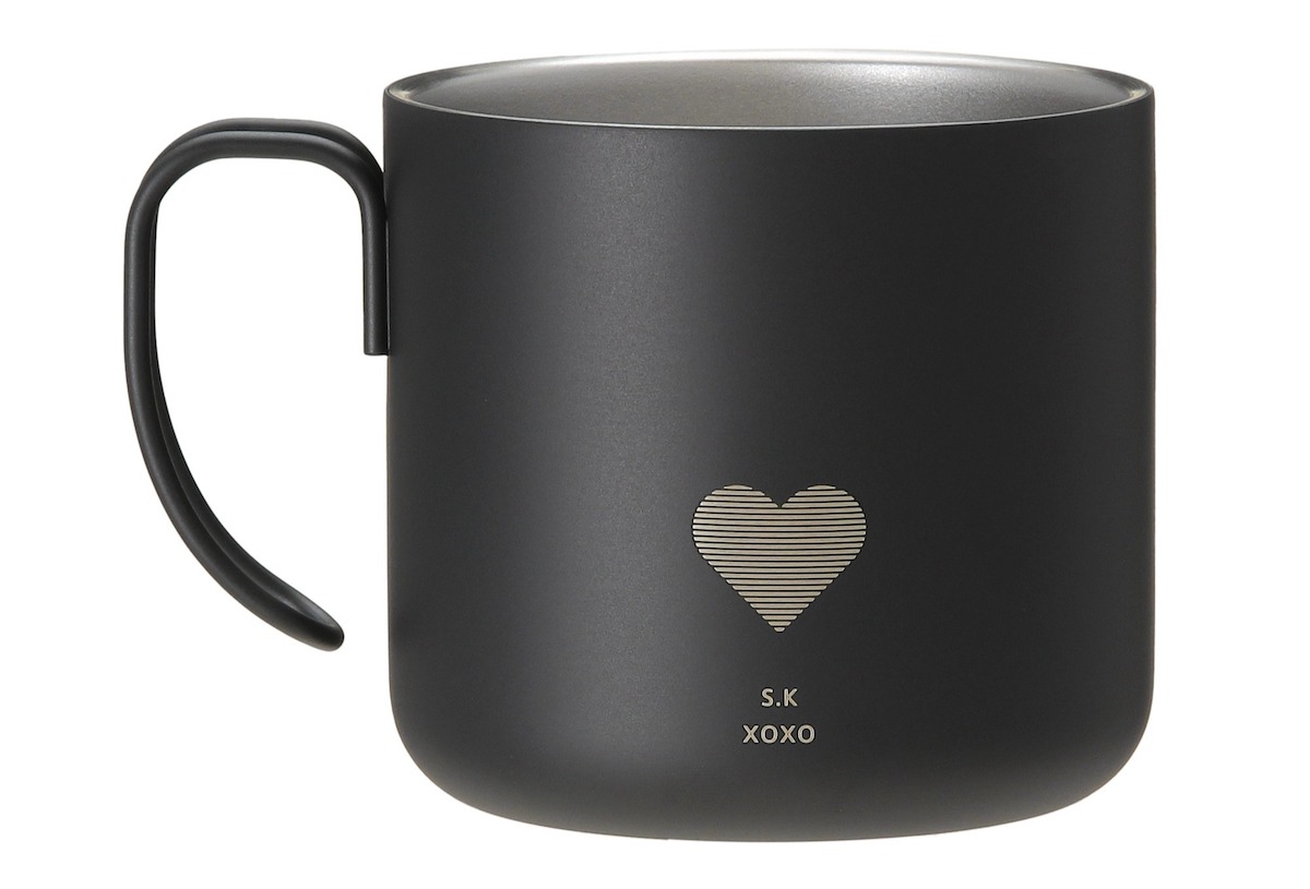 「ステンレスマグマットブラック」355ml 4250円