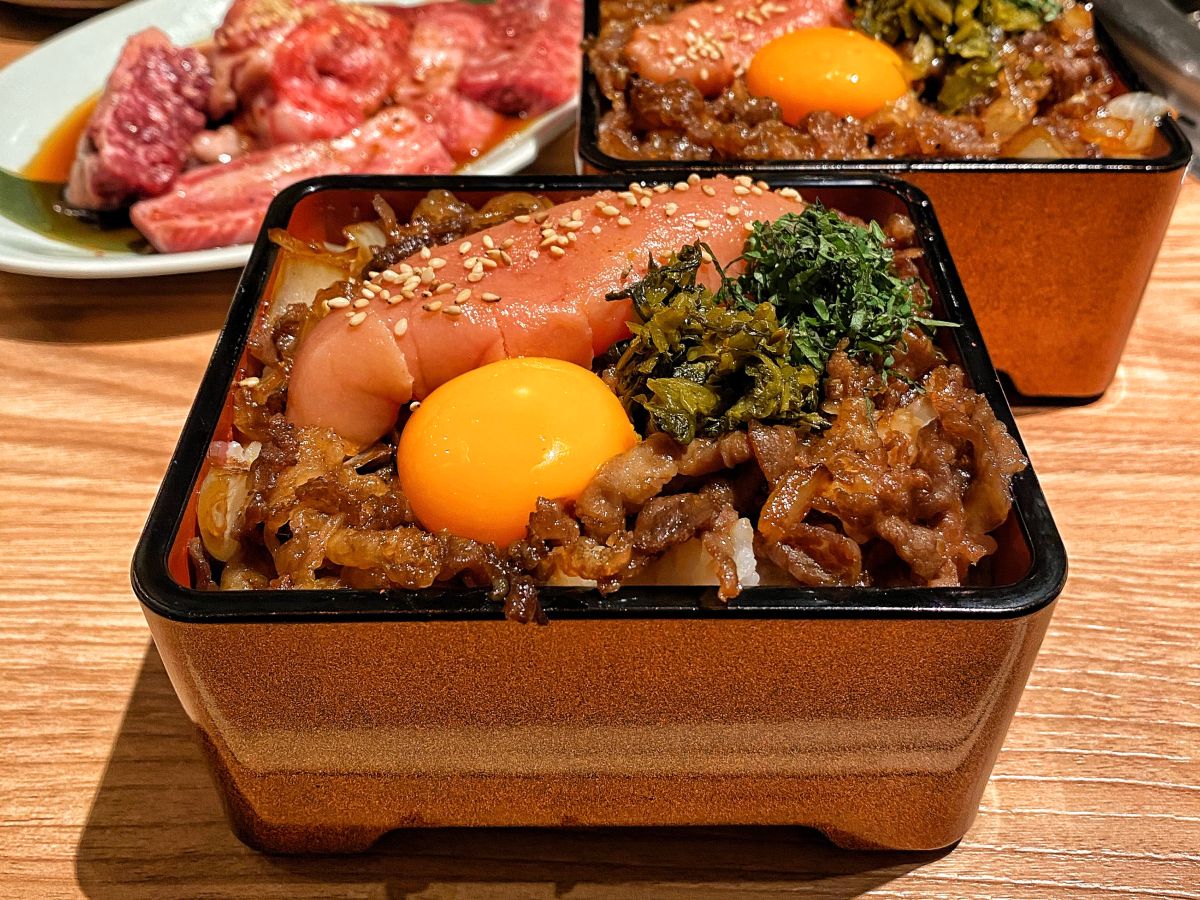 「めんたい和牛重」並盛 2198円