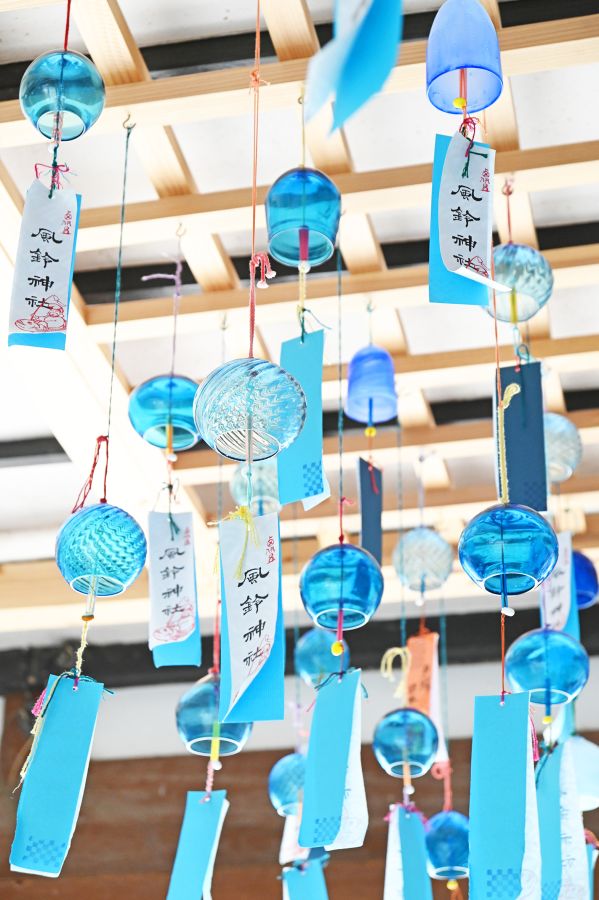 風鈴神社 風鈴と短冊
