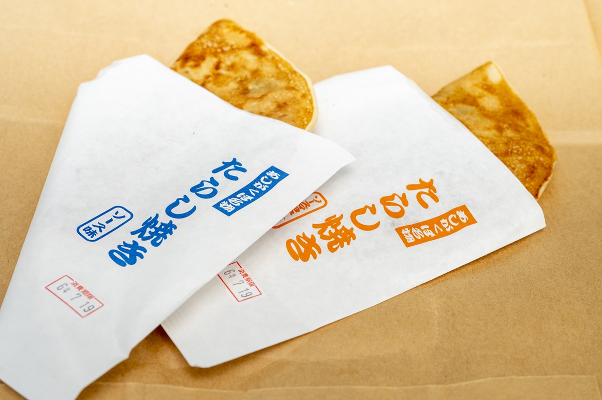 たらし焼きはソース味とソースマヨネーズ味がありいずれも160円