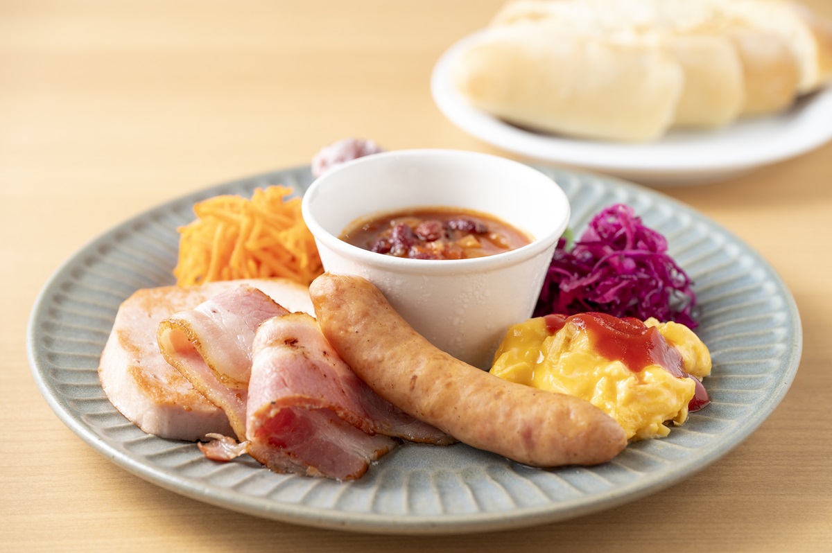土・日曜、祝日限定のボリュームたっぷり「モーニングプレート」1180円