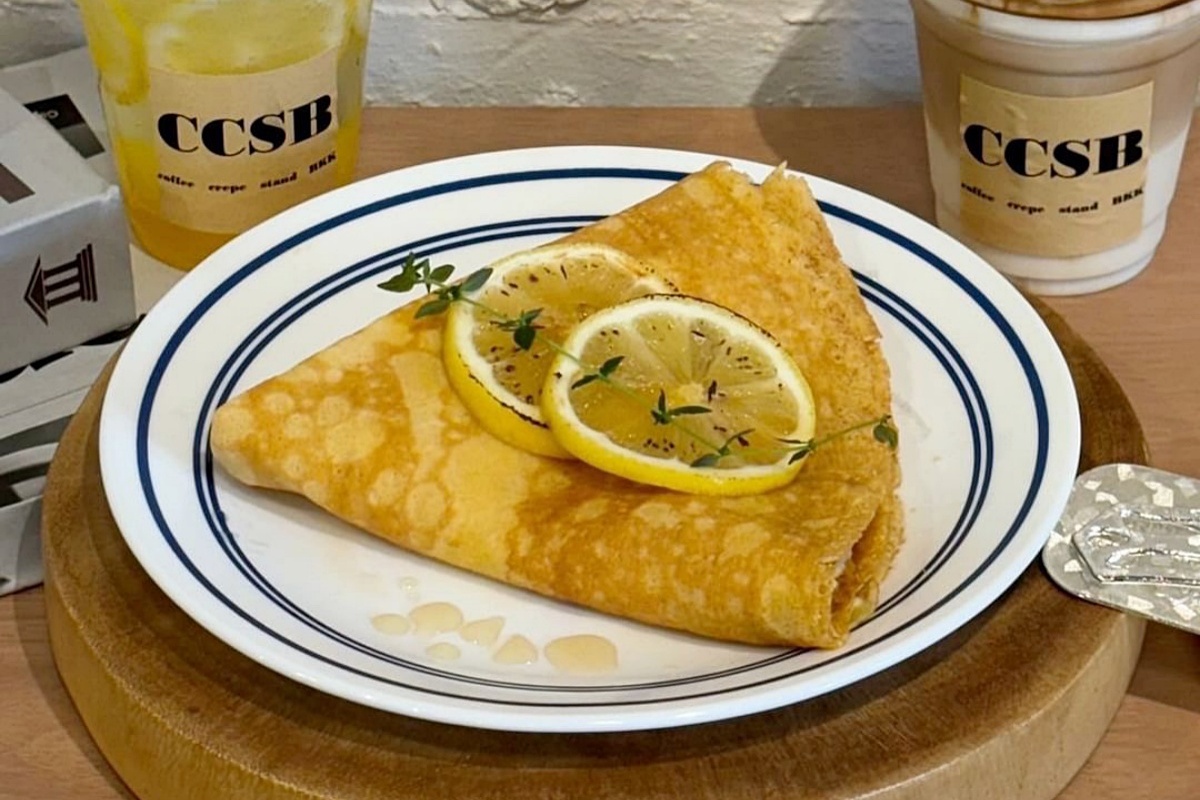 「クレープ（メープル）」1400円