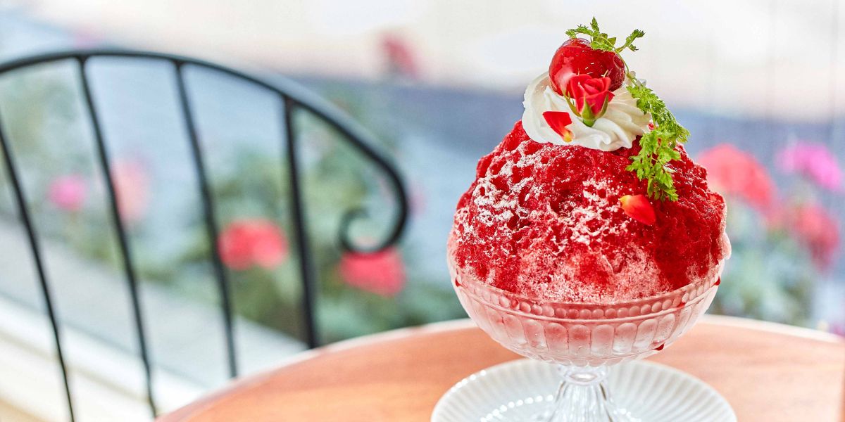 【奈良かき氷】「パティスリーKARAKU」のオーナーパティシエが作る、見目麗しいバラのかき氷はコスパも最高