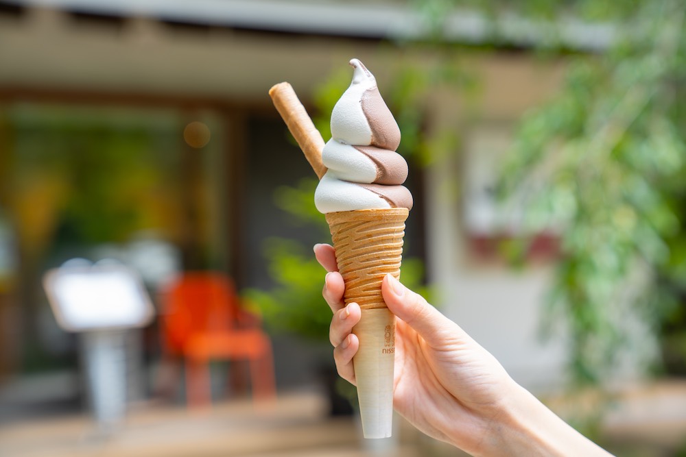 ソフトクリーム「ショコラ オレ」550円