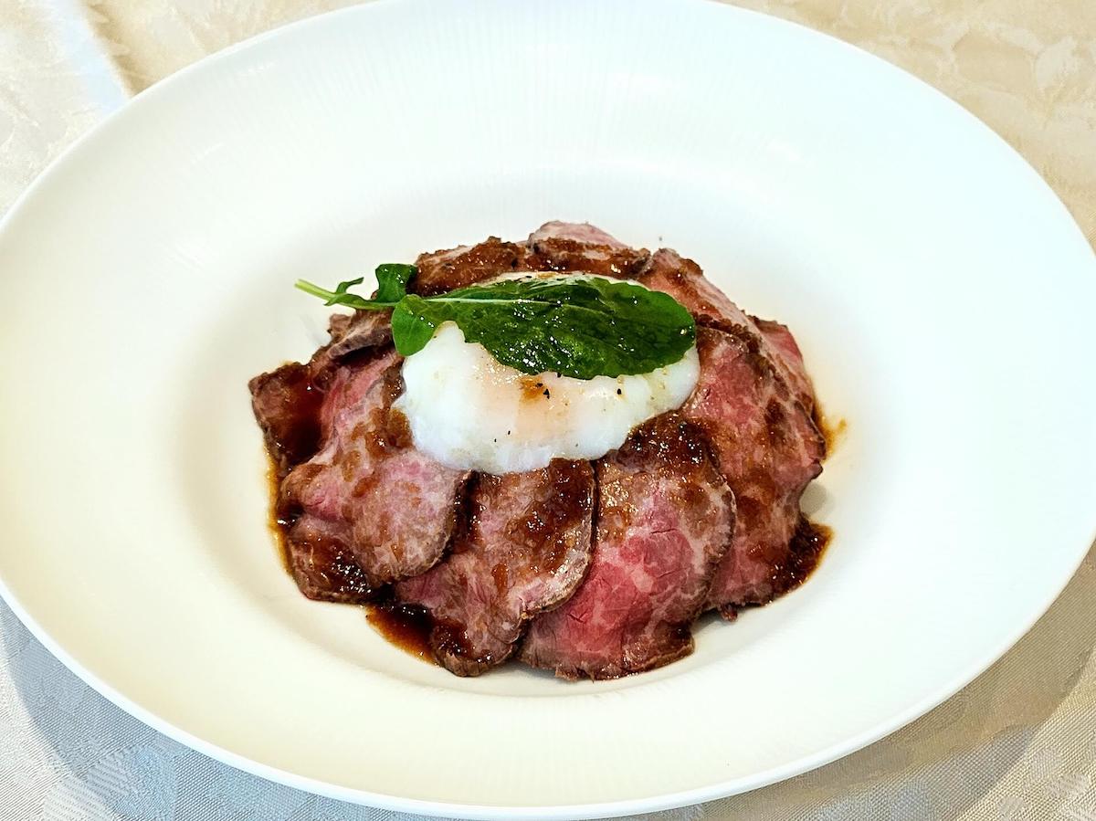 「ローストビーフ丼」2200円