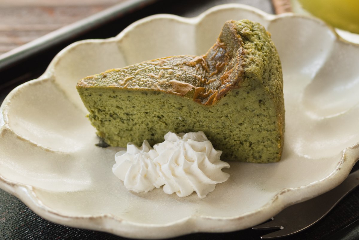 「静岡抹茶のチーズケーキ（選べるお茶付）」1100円