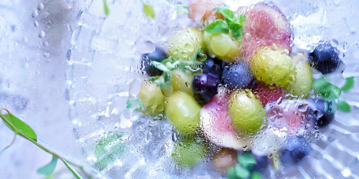 ひんやりおいしい♪シャインマスカットでアレンジ氷タンフル【kyoko_plusのレシピ＆テーブルコーデvol.71】