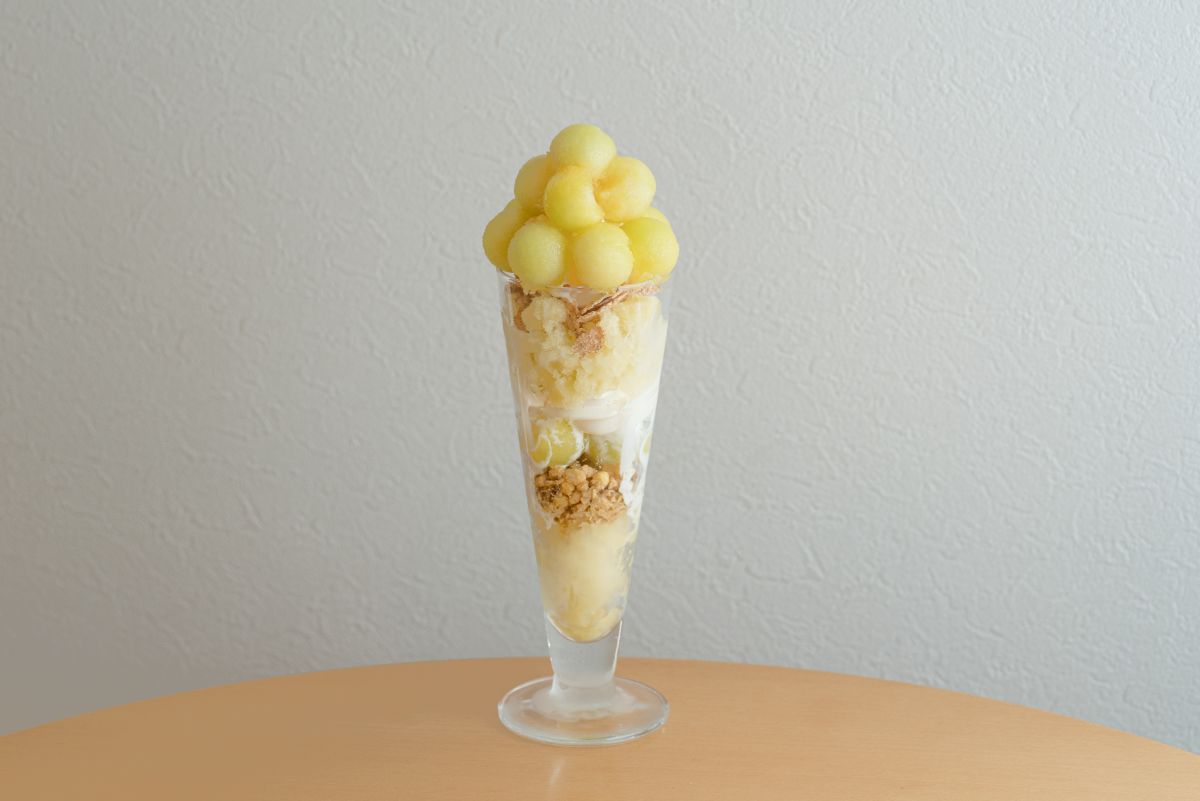 「メロンパフェ」1300円