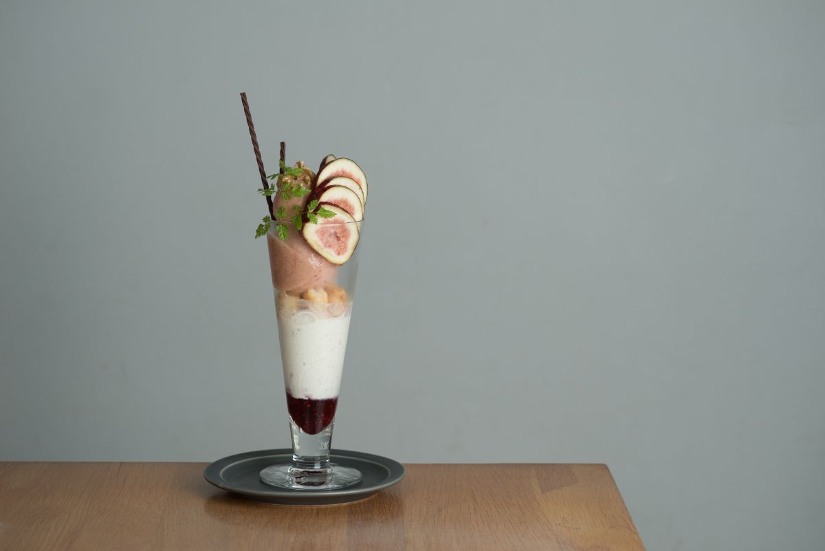 「いちじくパフェ」1400円