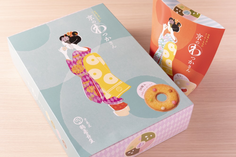 「京のわっかさん」4個入り723円、20個入り3402円