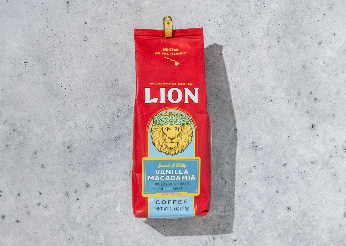 「ライオンコーヒー・バニラマカダミアフレーバー（283g）」$8.99