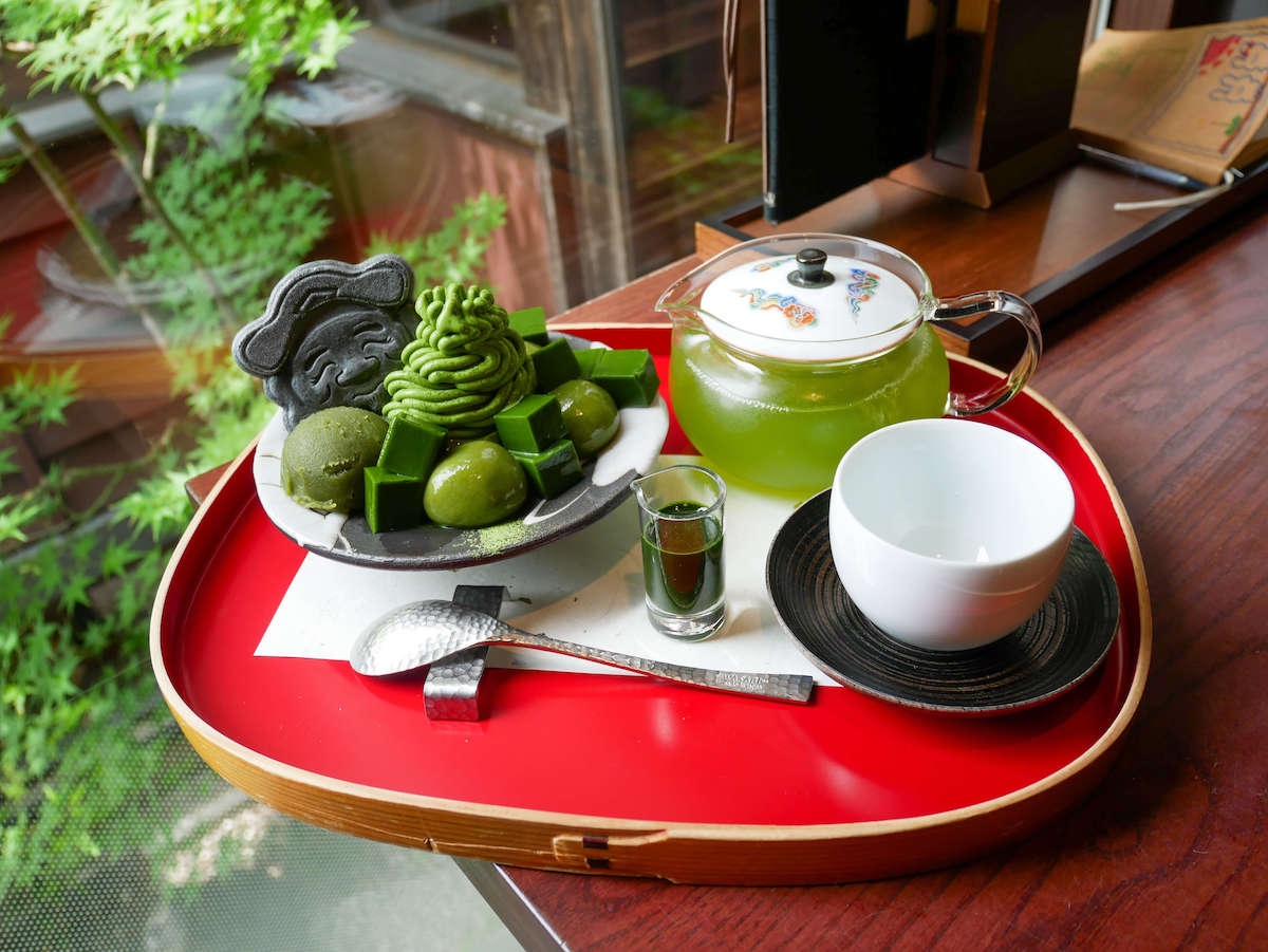 「《極》-kiwami-あんみつ　縁結びドリンクセット」2200円