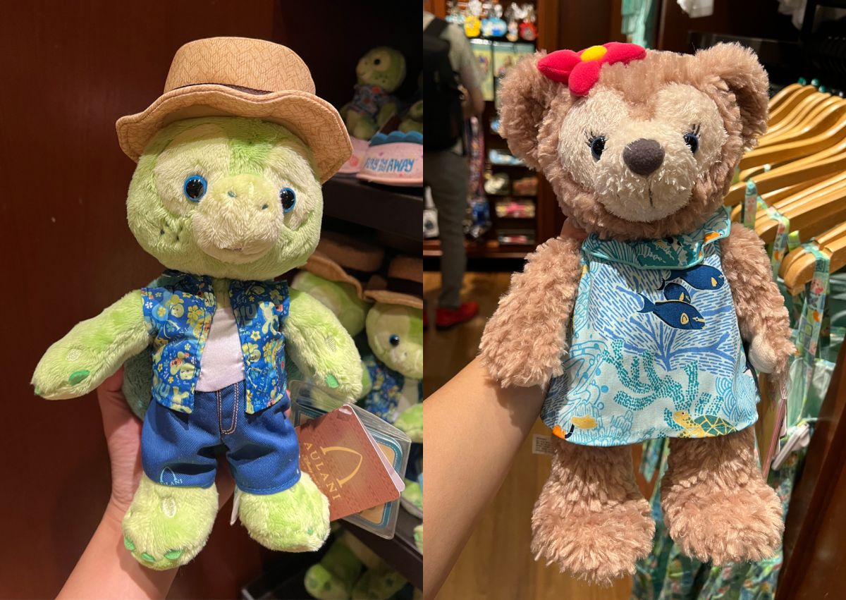 左「オル・メル ぬいぐるみ $35 」、右「シェリーメイ ぬいぐるみ $40」