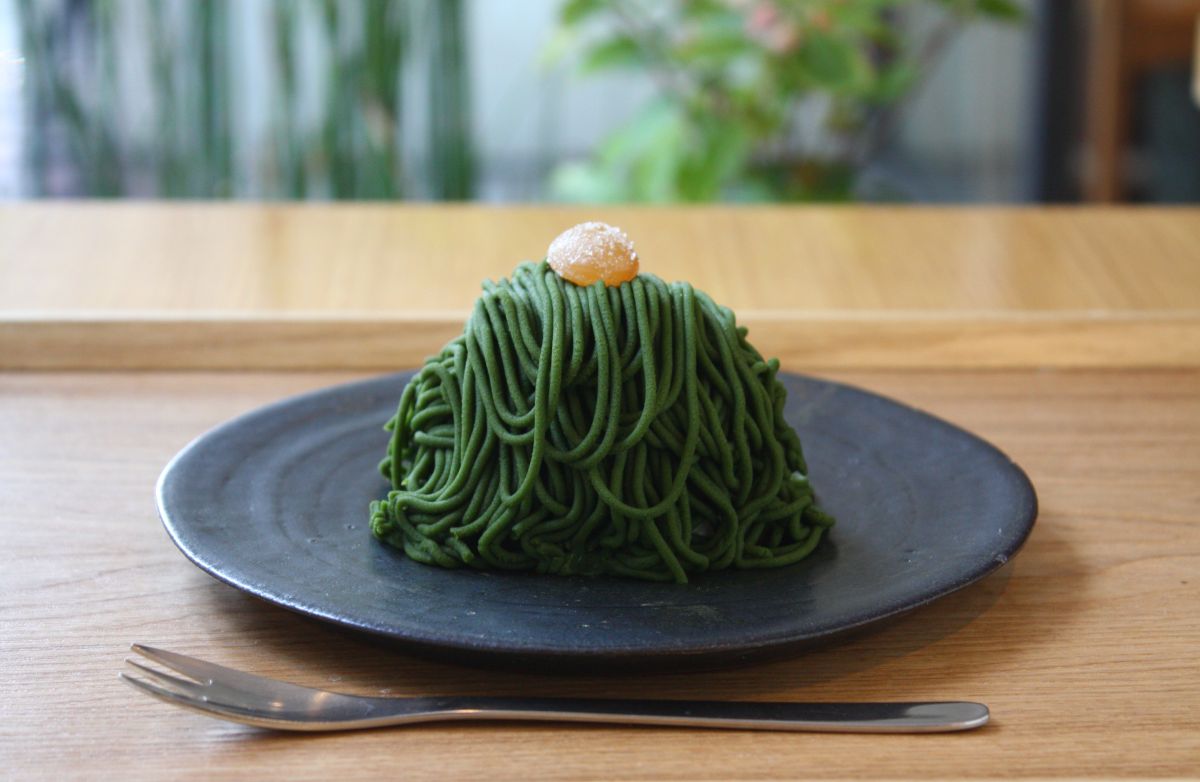 「ほうれん草と抹茶のモンブラン」825円