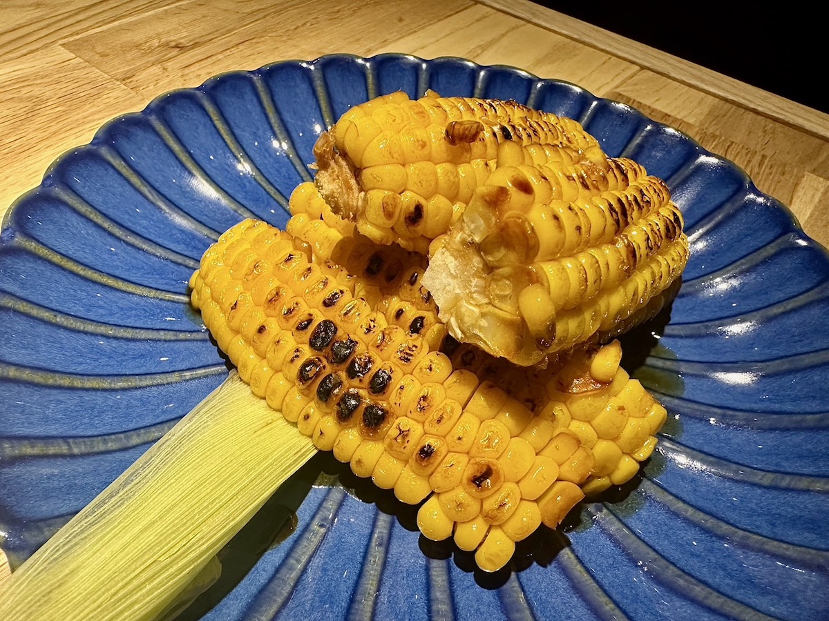 川越しょうゆしぼり使用やきとうもろこし530円