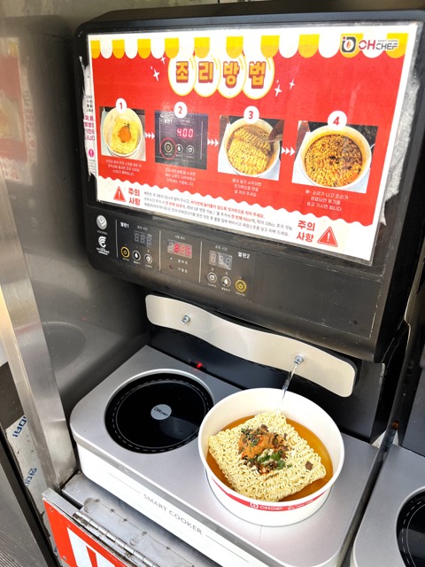 機械の上部に写真つきの解説を発見