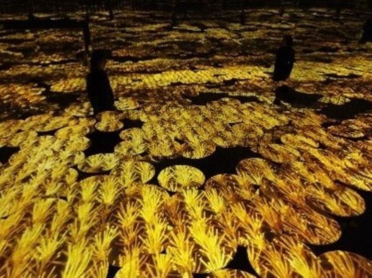 チームラボ《地形の記憶》／©チームラボ