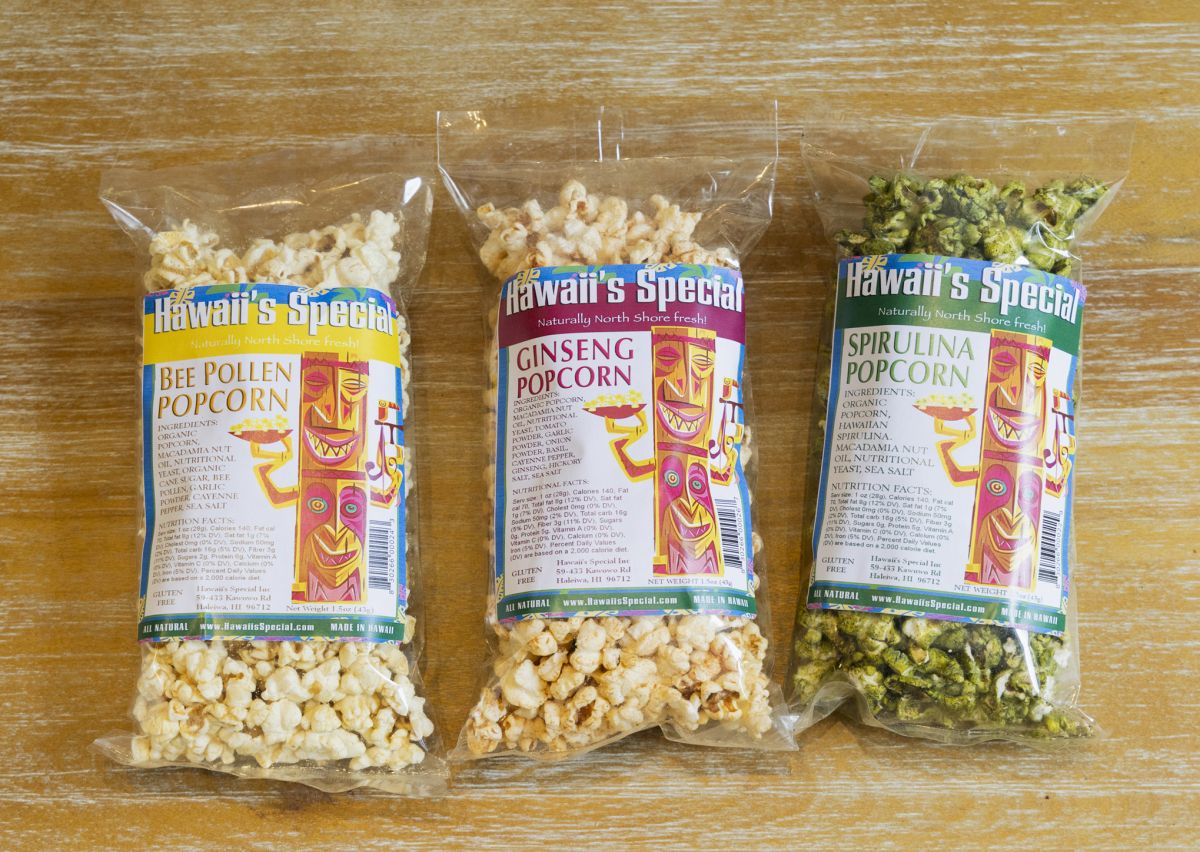 「ヘルシーポップコーン」各3.50