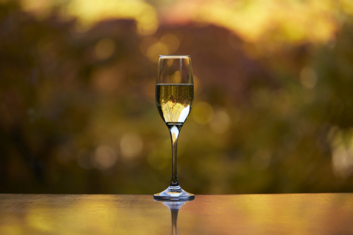 「紅葉シャンパーニュカクテル」