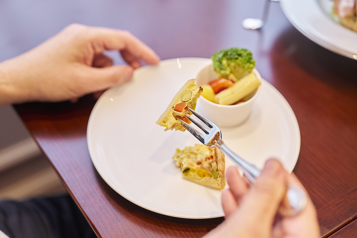 「7種の野菜のキッシュ」