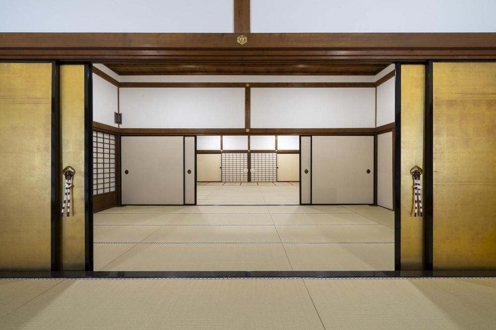 御書院一之間から三之間（提供：元離宮二条城）