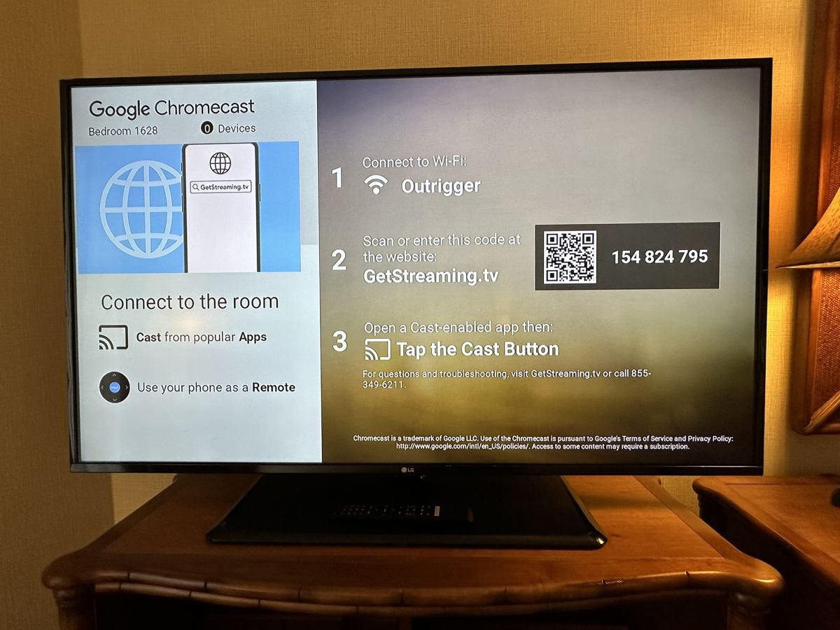 テレビにはGoogle Chromecastが搭載されており、YouTubeなどをテレビで視聴可能