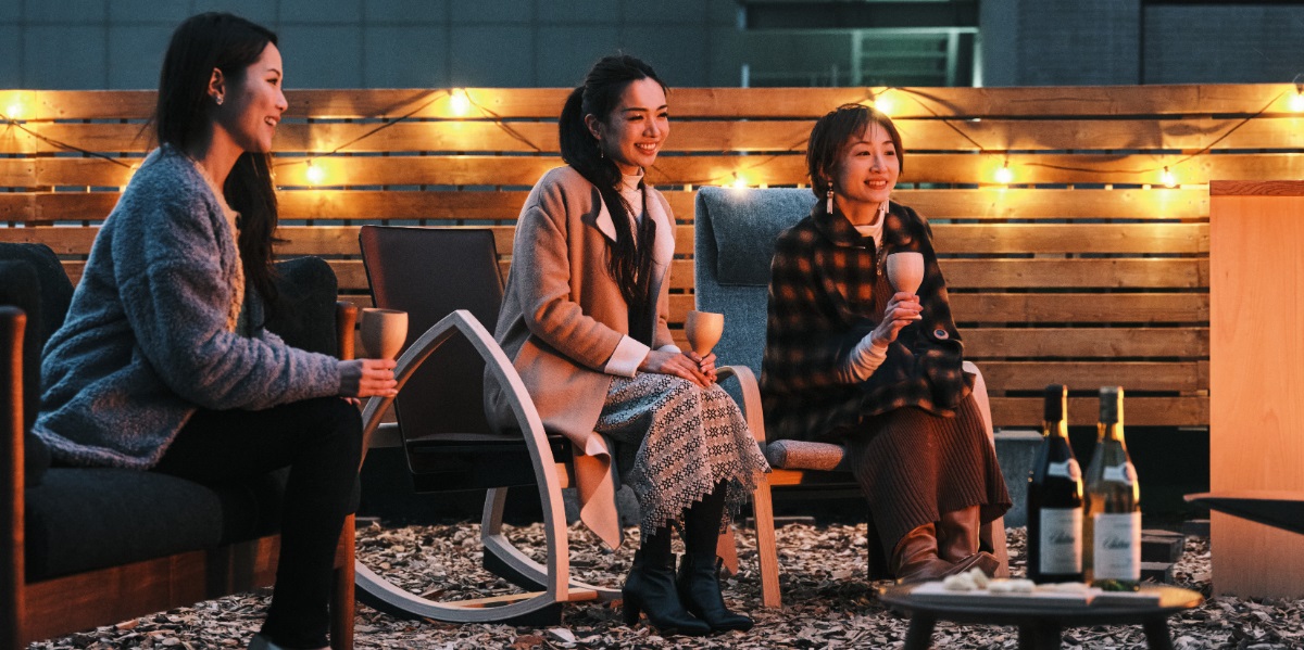 今年は早朝も営業！「OMO7旭川(おも) by 星野リゾート」の「旭川まちなか焚き火Bar」